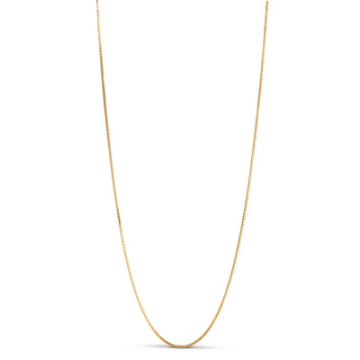 ENAMEL Copenhagen Halskjede, Box Chain 0,85 mm Necklaces 925S/GP