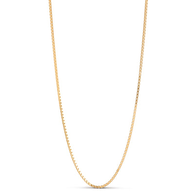 ENAMEL Copenhagen Halskjede, Box Chain 1,45 mm Necklaces 925S/GP