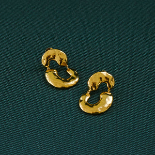 store enamel øreringe gull sølv