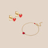 Amore Red Simple Gavesett
