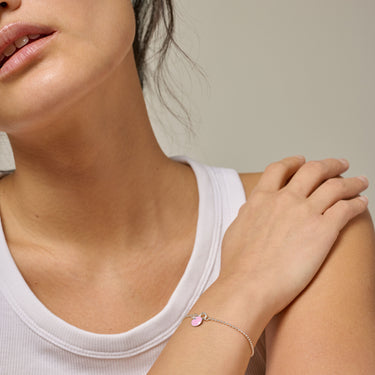 ENAMEL Copenhagen Armbånd, Ball Chain Bracelets 62 Flamingo