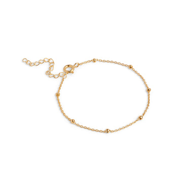 ENAMEL Copenhagen Armbånd, Beaded Chain Bracelets Gold Plated