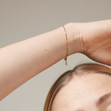 ENAMEL Copenhagen Armbånd, Box Chain 0,8 mm Bracelets 925S/GP