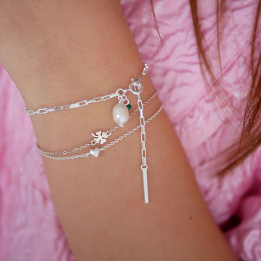 ENAMEL Copenhagen   Armbånd, Clover Bracelets 925S/M