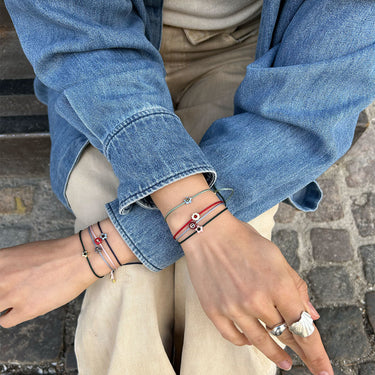 ENAMEL Copenhagen Armbånd, Enamel Tokens Bracelets Light Pink/Red