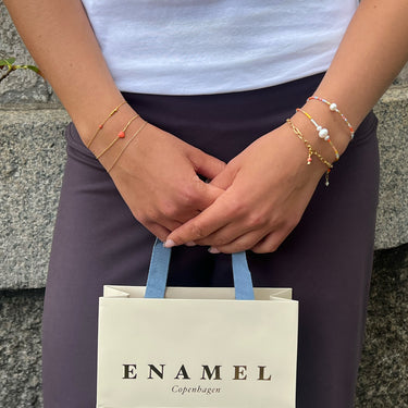 ENAMEL Copenhagen Armbånd, Medium Charm Bracelets 925S/GP