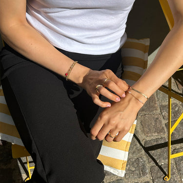 ENAMEL Copenhagen Armbånd, Sofia Bracelets White and Pearls