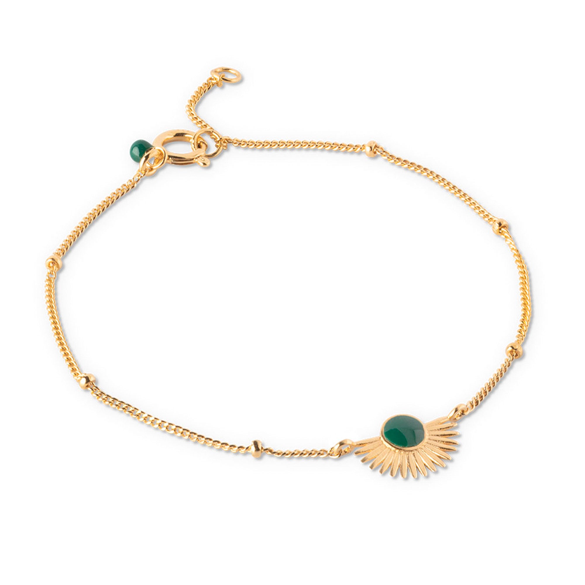 ENAMEL Copenhagen Armbånd, Soleil Bracelets 42 Petrol Green