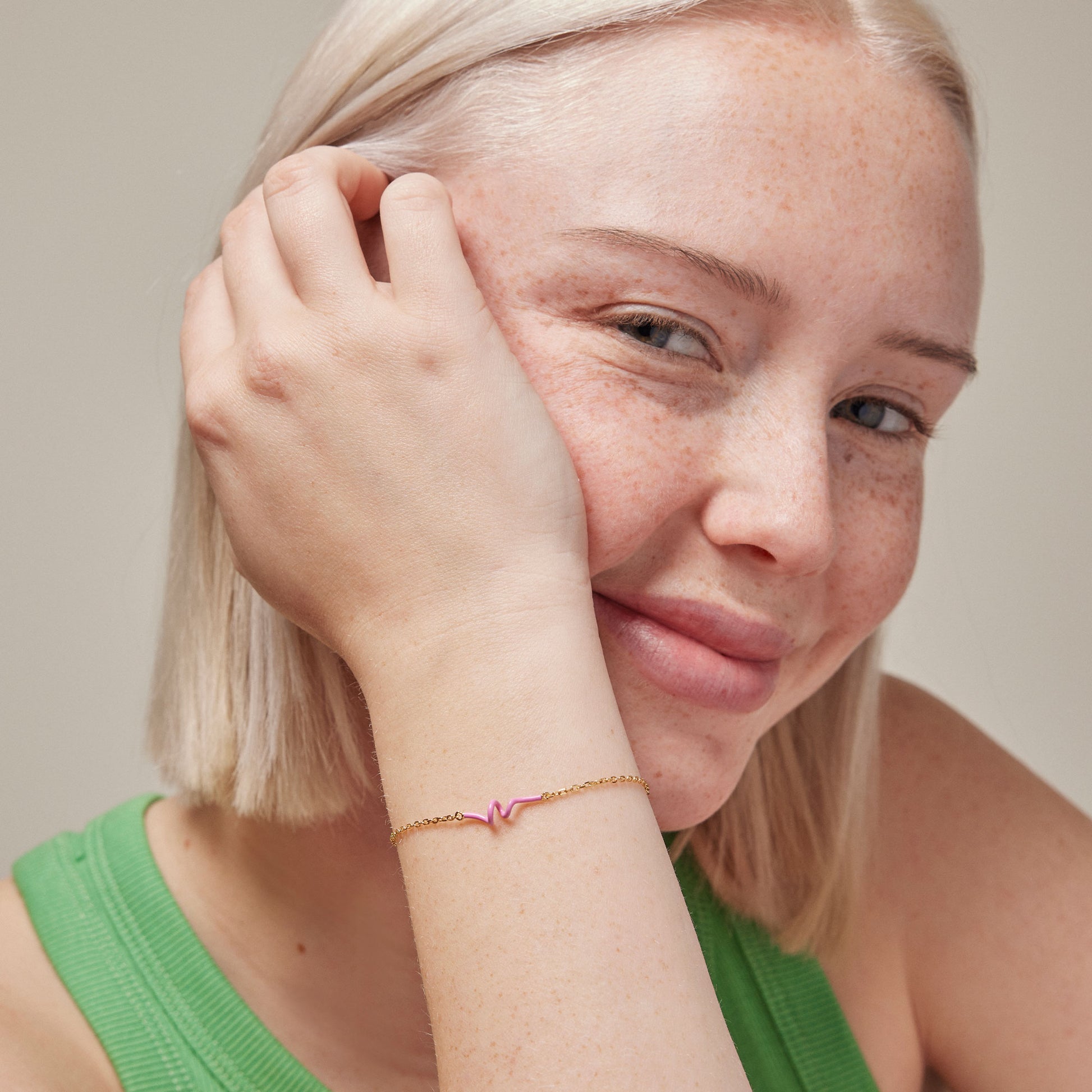 ENAMEL Copenhagen Armbånd, Twist Bracelets Pink