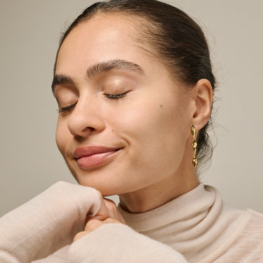 ENAMEL Copenhagen Øredobber, India Medium Earrings 925S/GP