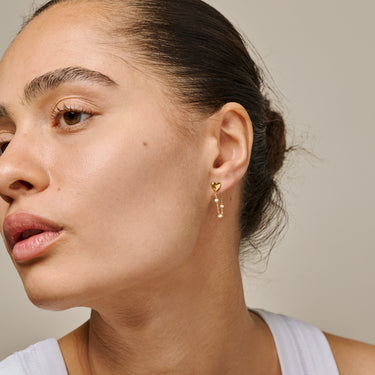 ENAMEL Copenhagen Øredobber, Lola Heart Earrings Daisy