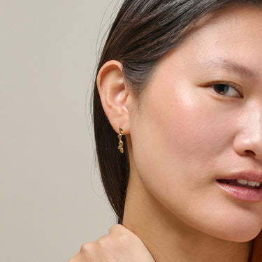 ENAMEL Copenhagen Earrings, Nara Drop Earrings 925S/GP