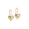 ENAMEL Copenhagen Øredobber, Poma Drop Heart Earrings 925S/GP