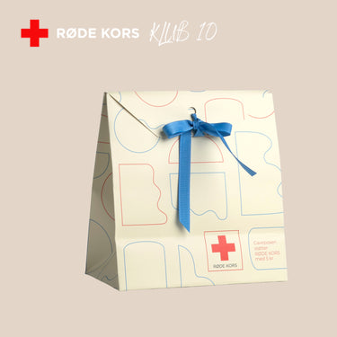 ENAMEL Copenhagen Gavepose – 5 DKK donert til Røde Kors POS Display Red Cross
