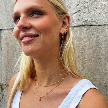 ENAMEL Copenhagen  Halskjede, Amore Necklaces Light Coral