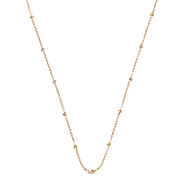 ENAMEL Copenhagen Halskjede, Beaded Chain Necklaces Gold Plated