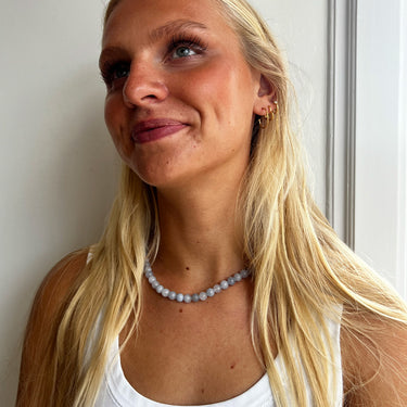 ENAMEL Copenhagen Halskjede, Ciel Necklaces Steel Blue