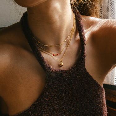ENAMEL Copenhagen Halskjede, Heart Keeper Necklaces Red