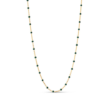 ENAMEL Copenhagen Halskjede, Lola Necklaces 42 Petrol Green