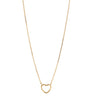 ENAMEL Copenhagen Halskjede, Organic Heart Necklaces 925S/GP/M