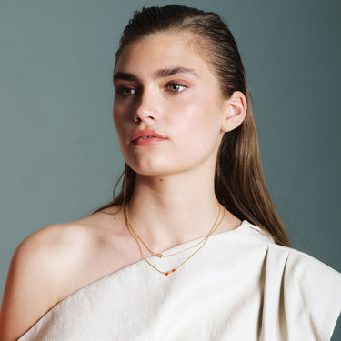 ENAMEL Copenhagen Halskjede, Organic Star Necklaces Gold Plated