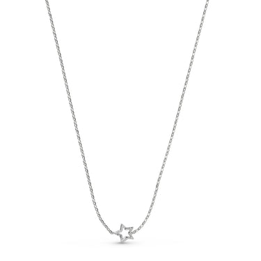 ENAMEL Copenhagen Halskjede, Organic Star Necklaces Silver Plated