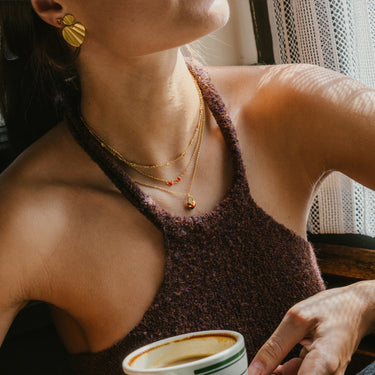 ENAMEL Copenhagen Halskjede, Organic Unity Necklaces Red