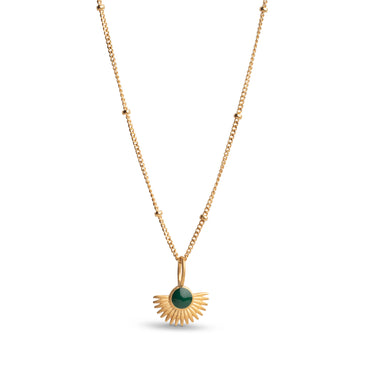 ENAMEL Copenhagen Halskjede, Soleil Necklaces 42 Petrol Green