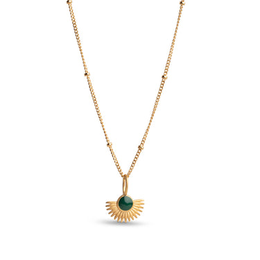 ENAMEL Copenhagen Halskjede, Soleil Necklaces 42 Petrol Green