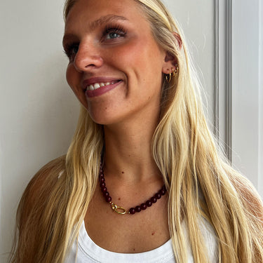ENAMEL Copenhagen Halskjede, Valora Necklaces Bordeaux