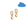 ENAMEL Copenhagen  Hoops, Amore Earrings 925S/GP