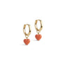 ENAMEL Copenhagen  Hoops, Amore Earrings Light Coral