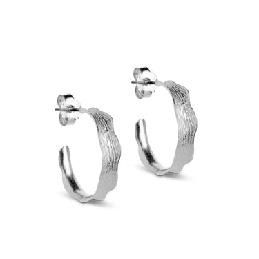 ENAMEL Copenhagen Hoops, Ane Small Earrings Silver Plated