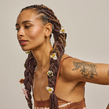 ENAMEL Copenhagen Hoops, Liva Earrings Light Coral