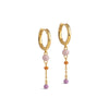 ENAMEL Copenhagen Hoops, Lola Bold Earrings Blush