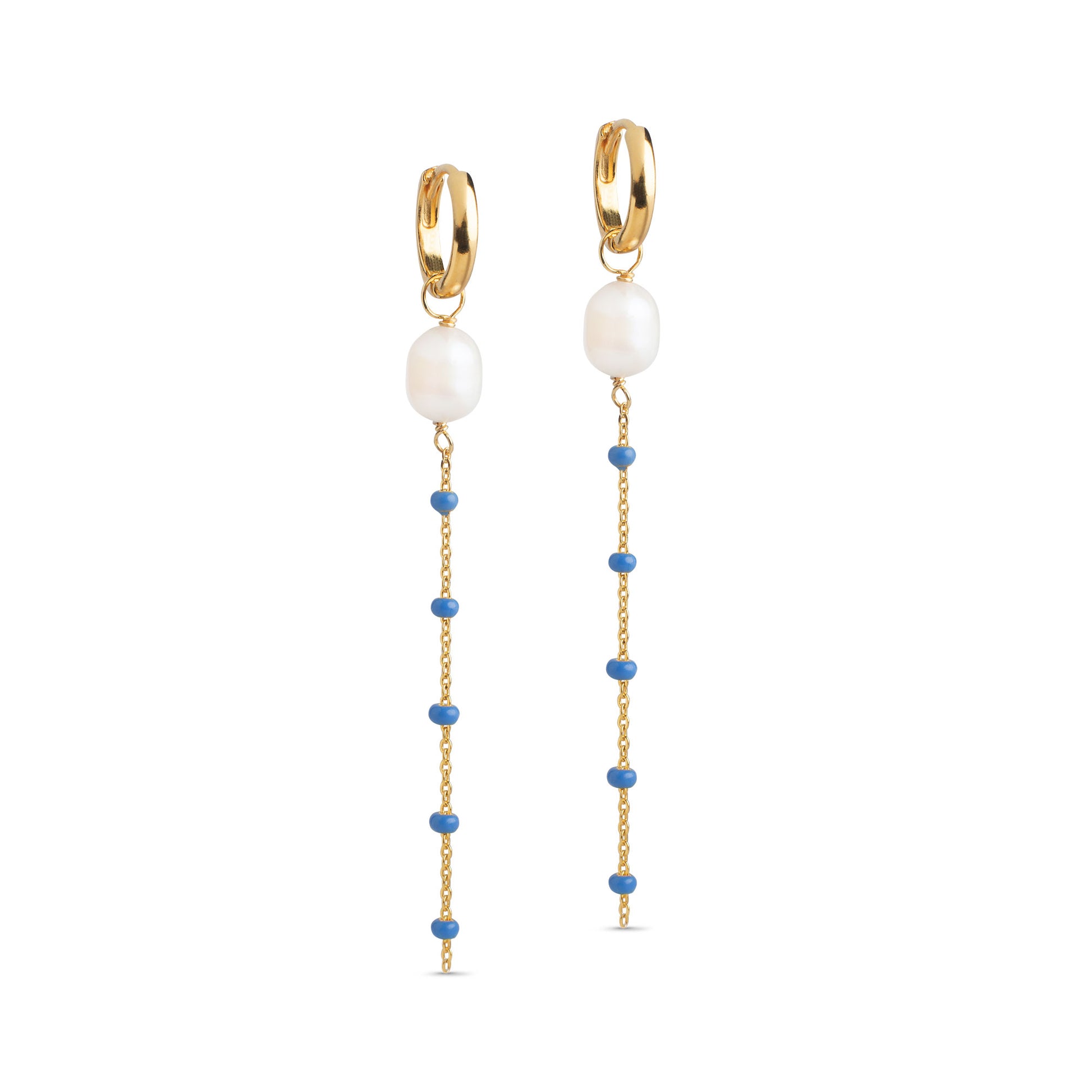 ENAMEL Copenhagen Øreringer, Lola Glory Earrings Cornflower