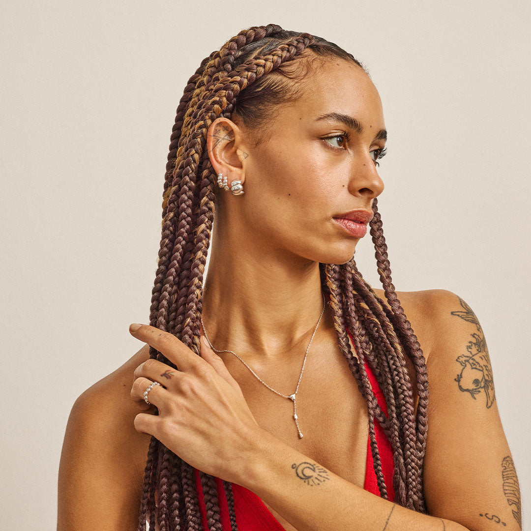 ENAMEL Copenhagen Hoops, Nara Earrings 925S