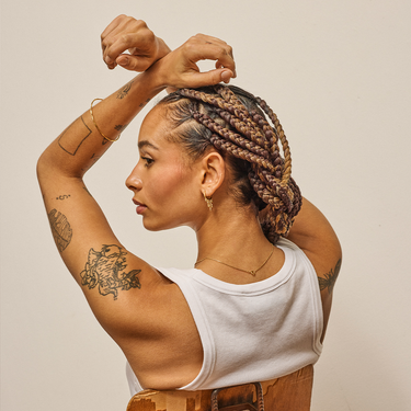 ENAMEL Copenhagen Hoops, Nara Rain Earrings 925S/GP