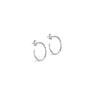ENAMEL Copenhagen Hoops, Organic Arena Small Earrings 925S/M