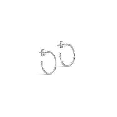 ENAMEL Copenhagen Hoops, Organic Arena Small Earrings 925S/M