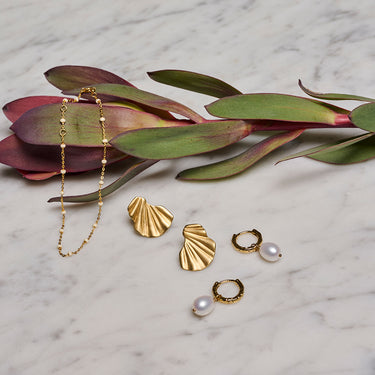 ENAMEL Copenhagen Hoops, Significant Pearl Earrings Pearls