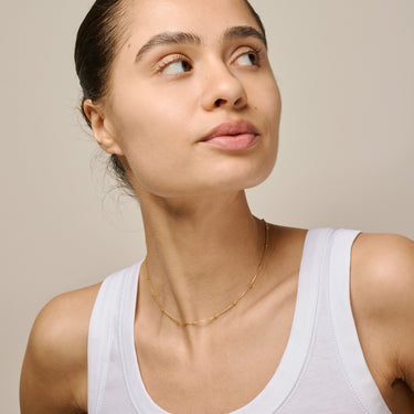 ENAMEL Copenhagen Halskjede, Beaded Chain Necklaces 925S/GP