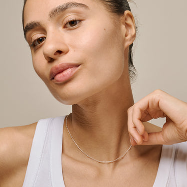 ENAMEL Copenhagen Halskjede, Beaded Chain Necklaces 925S