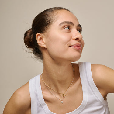 ENAMEL Copenhagen Halskjede, Four-Leaf Clover Necklaces 925S/M