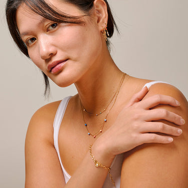 ENAMEL Copenhagen Necklace, Lola Simple Necklaces Citrus Sky