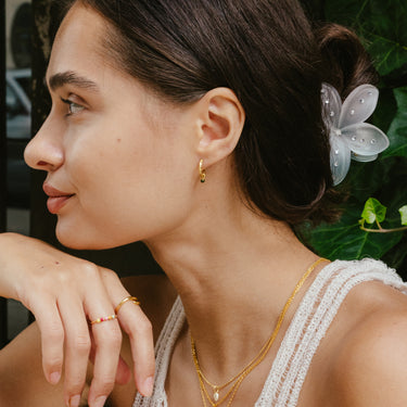 ENAMEL Copenhagen Øredobber, Belle Earrings Khaki