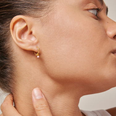 ENAMEL Copenhagen Øredobber, Belle Earrings Light Pink