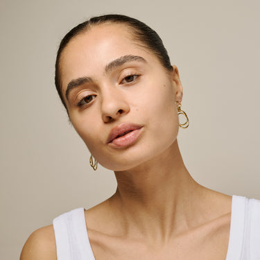 ENAMEL Copenhagen Øredobber, Carina Earrings 925S/GP