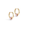 ENAMEL Copenhagen Øredobber, Enamel Tokens Flower Earrings Light Pink