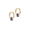 ENAMEL Copenhagen Øredobber, Enamel Tokens Star Earrings Navy Blue